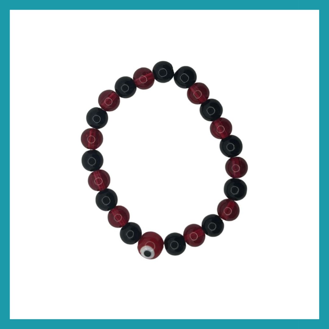 Hiya Hope Bracelet - Red and Black