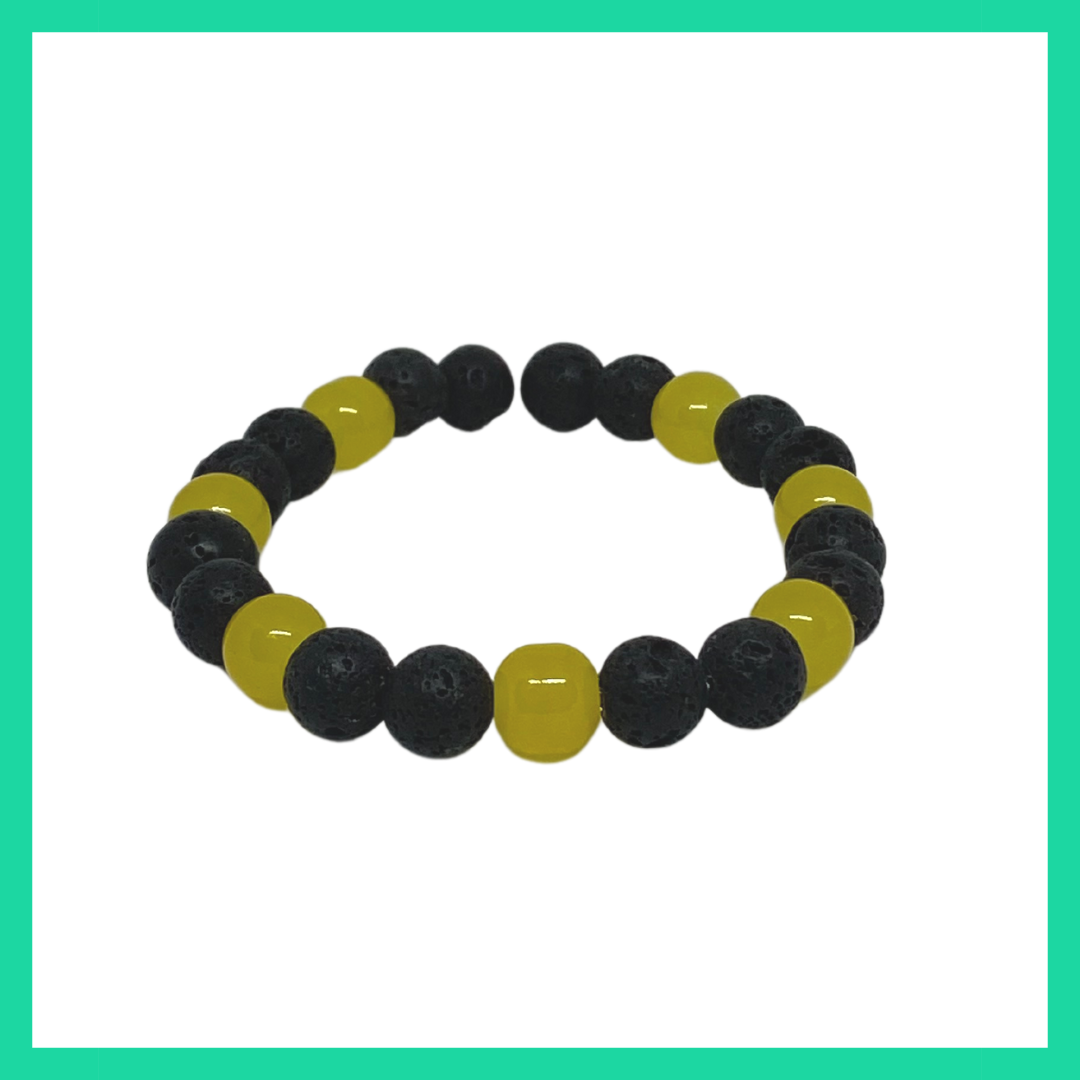 Hiya Hope Bracelet - Yellow and Black